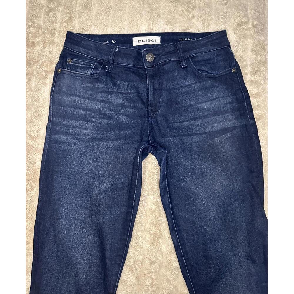 DL1961 classic dark wash Margaux Instasculpt ankle skinny jeans Size 28 - Picture 2 of 11